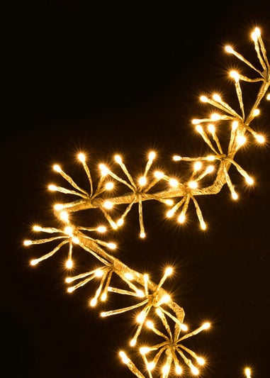 Premier Decorations 1.2cm Gold Twinkling Starburst Star