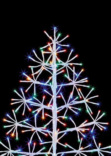 Premier Decorations 90cm Multi-coloured Twinkling Starburst Tree