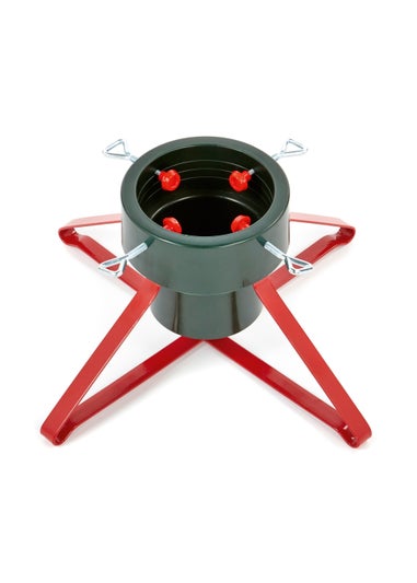 Premier Decorations Green and Red Christmas Tree Stand