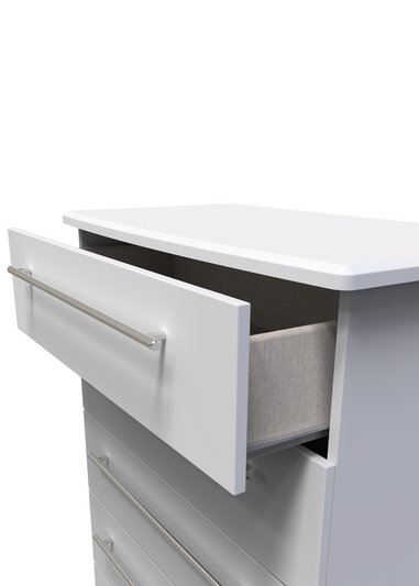 Swift Sherwood 5 Drawer Chest (107.5cm x 41.5cm x 76.5cm)