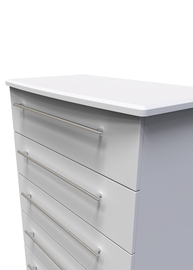 Swift Sherwood 5 Drawer Chest (107.5cm x 41.5cm x 76.5cm)