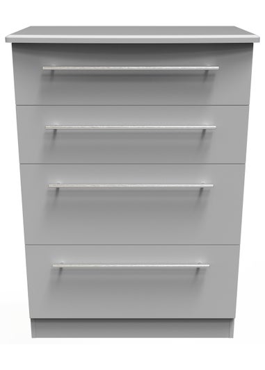 Swift Sherwood 5 Drawer Chest (107.5cm x 41.5cm x 76.5cm)
