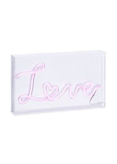Glow Love Acrylic Light Box (18cm x 30cm x 4.6cm)