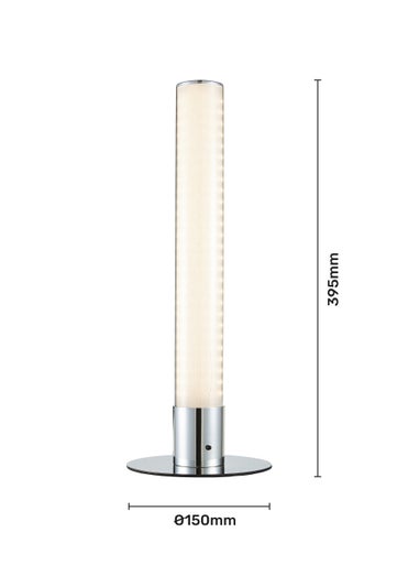 Glow Shimmer Cylinder Table Lamp