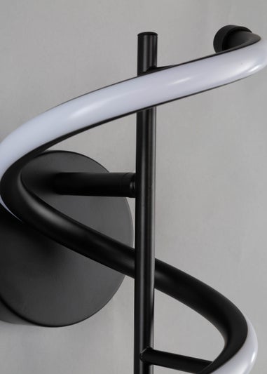 BHS Black Leo LED Wall Lamp
