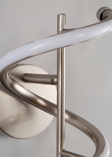 BHS Nickel Leo LED Wall Lamp