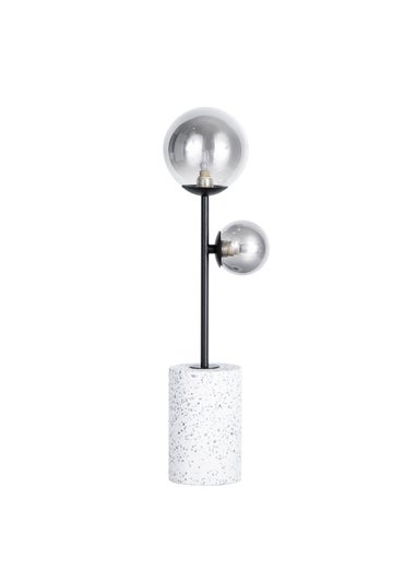 BHS Forella Table Lamp Satin Black (54cm x 16cm)