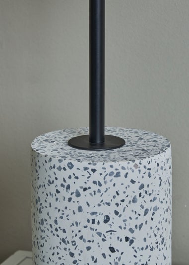 BHS Forella Table Lamp Satin Black (54cm x 16cm)
