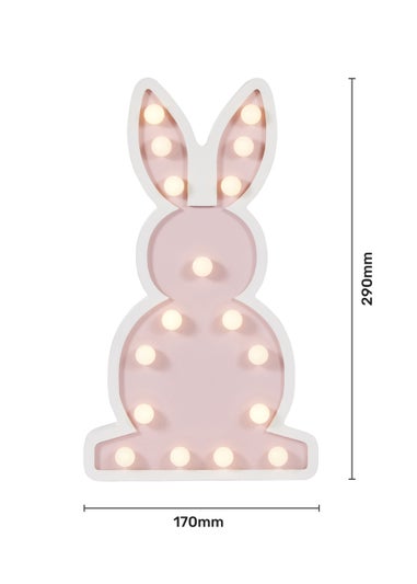 Glow Bunny Light (29cm x 17cm x 2.5cm)