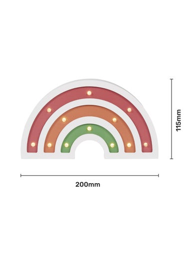Glow Rainbow Light (11.5cm x 20cm)