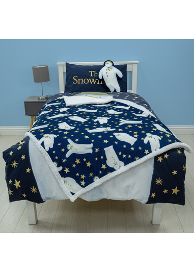 The Snowman Midnight Single Panel Duvet Cover