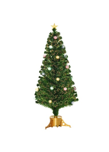 HOMCOM 5FT Prelit Artificial Christmas Tree