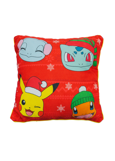 Pokemon Christmas Square Cushion (40cm x 40cm)
