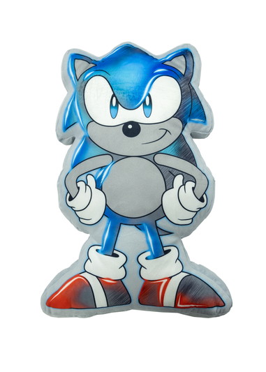 Sonic Super Shaped Cushion (45cm x 36cm)