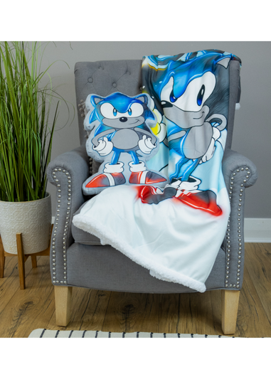 Sonic Ice Sherpa Throw