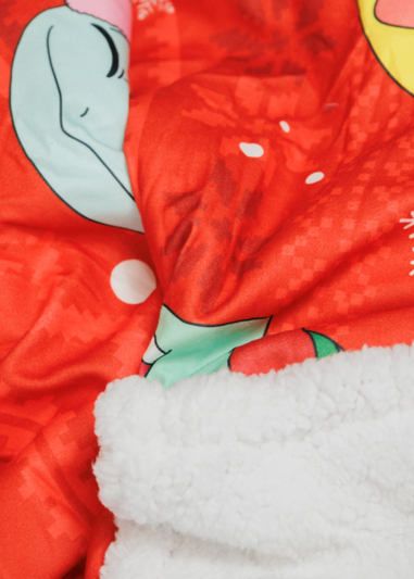 Pokemon Christmas Joy Sherpa Throw