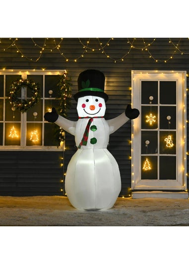 HOMCOM 6.5ft Inflatable Snowman LED Christmas