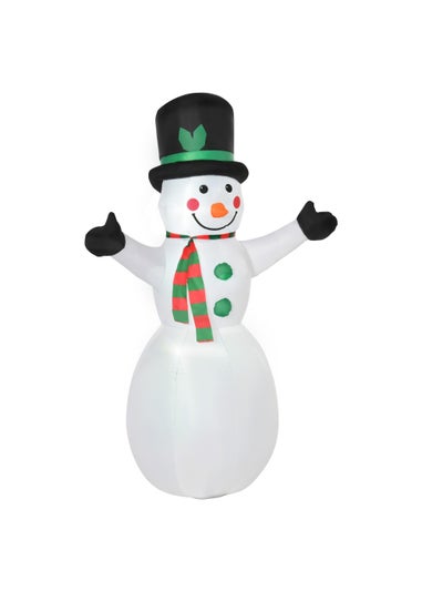 HOMCOM 6.5ft Inflatable Snowman LED Christmas