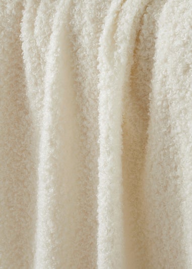 Catherine Lansfield Soft Boucle 180x200cm Warm Blanket Throw
