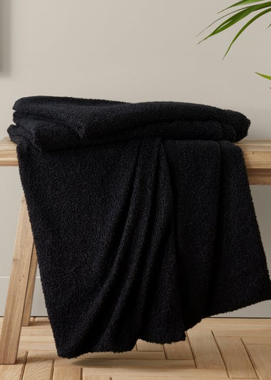 Catherine Lansfield Soft Boucle 180x200cm Warm Blanket Throw