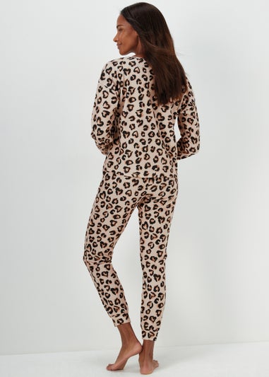 Mink Animal Print Pyjama Set