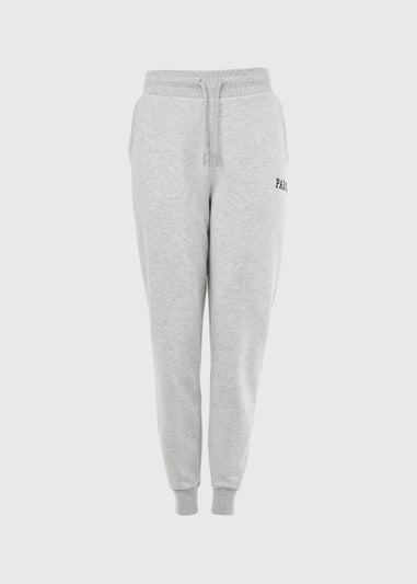 Grey Marl Paris Print Co Ord Joggers