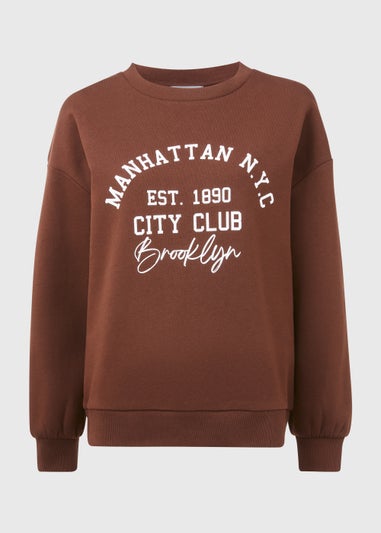 Brown Manhattan Sweatshirt