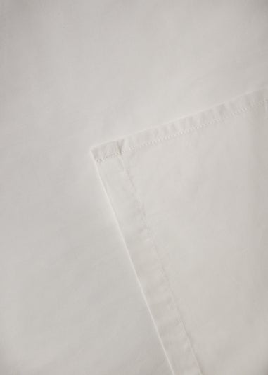 White 100% Cotton Fitted Bed Sheet
