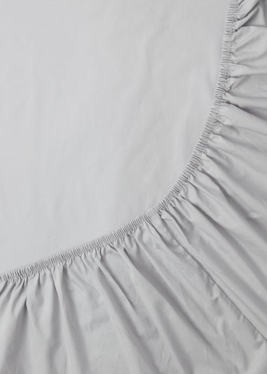 Grey Extra Deep Bed Sheet (180 Thread Count)