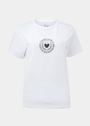 White Sports Club Badge T-Shirt