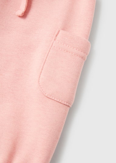 Baby Pink Cargo Joggers (Newborn-18mths)