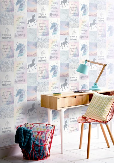Arthouse Believe In Unicorns Wallpaper (10.05m x 53cm)