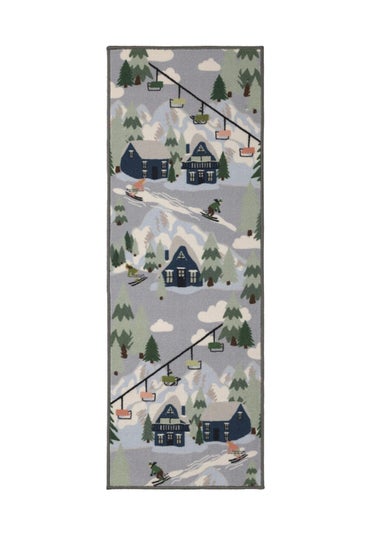 Relay Deco Ski Slopes Runner (57cm x 150cm)