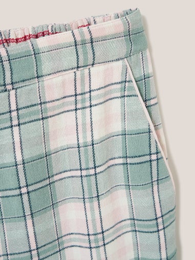 Nina Pyjamahose aus Bio-Baumwolle mit Karomuster