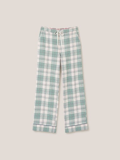 Nina Pyjamahose aus Bio-Baumwolle mit Karomuster