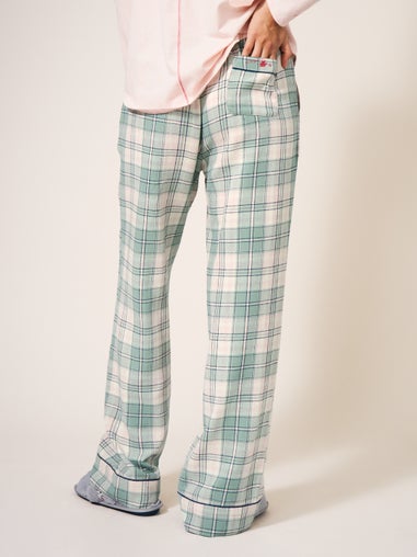 Nina Pyjamahose aus Bio-Baumwolle mit Karomuster