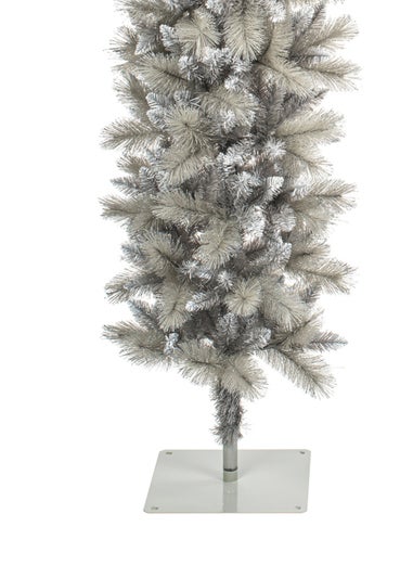 Premier Decorations Grey Silver Tipped Fir Tree Arch 2.4m