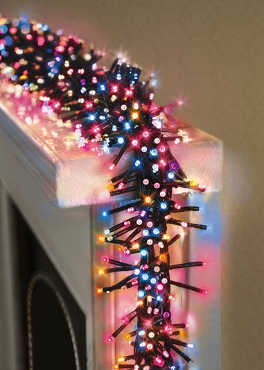 Premier Decorations 480 Rainbow LED Cluster Brights