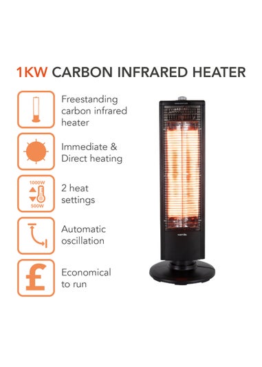 Warmlite 1000W Carbon Infrared Heater