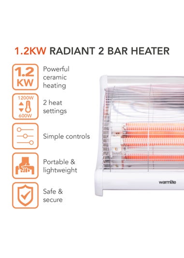 Warmlite 1200W Ceramic Heater