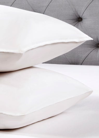BHS All Natural Luxury Goose Feather & Down Pillows Pair (Soft to medium support)