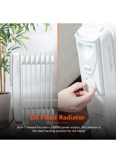 Warmlite 1500W Oil Filled Radiator