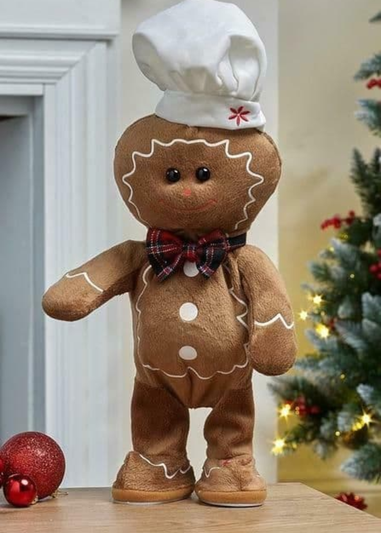 Premier Decorations Animated Singing Gingerbread Man