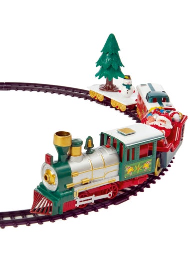 Premier Decorations 32 Piece Battery Operated Train Set with Music and Lights