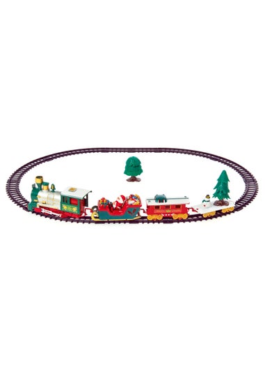 Premier Decorations 32 Piece Battery Operated Train Set with Music and Lights