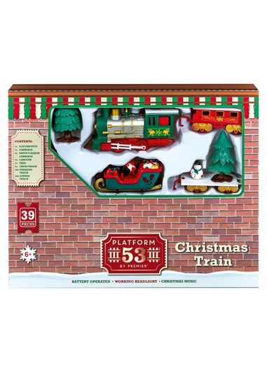 Premier Decorations 32 Piece Battery Operated Train Set with Music and Lights