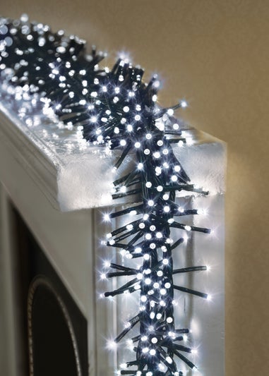 Premier Decorations 720 White LED Cluster Brights