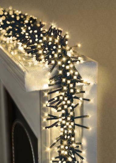 Premier Decorations 720 Warm White LED Cluster Brights