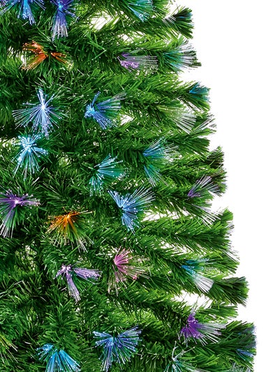 Premier Decorations Colour-changing Fibre Optic Burst Tree 4ft