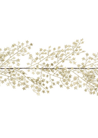 Premier Decorations Gold Star Garland 1.8m